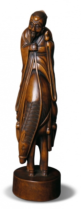 黃楊雕孔子游列國(guó)像